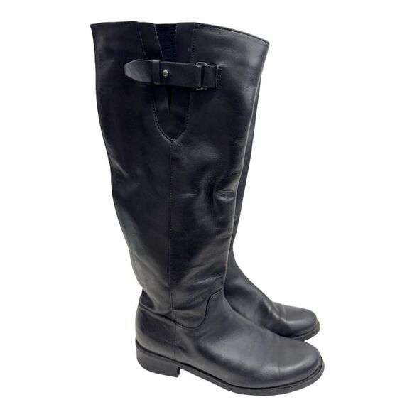 Blondo Knee High Black Boots Size 6 Women’s Waterproof Zip Up Block Heel - Picture 1 of 8